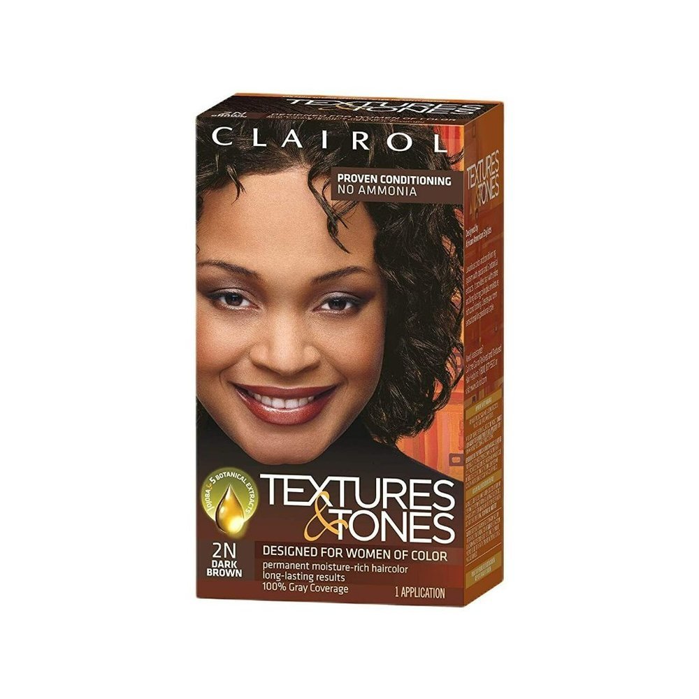 Clairol Professional Textures & Tones Permanent Hair Dye Kit 2N